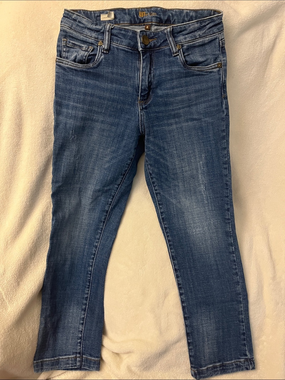 Kut from the Kloth Lauren Women's Dark Blue Skinny Jeans